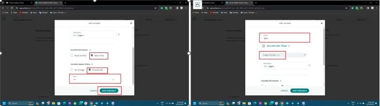 Naming the Variable and Selecting the Type