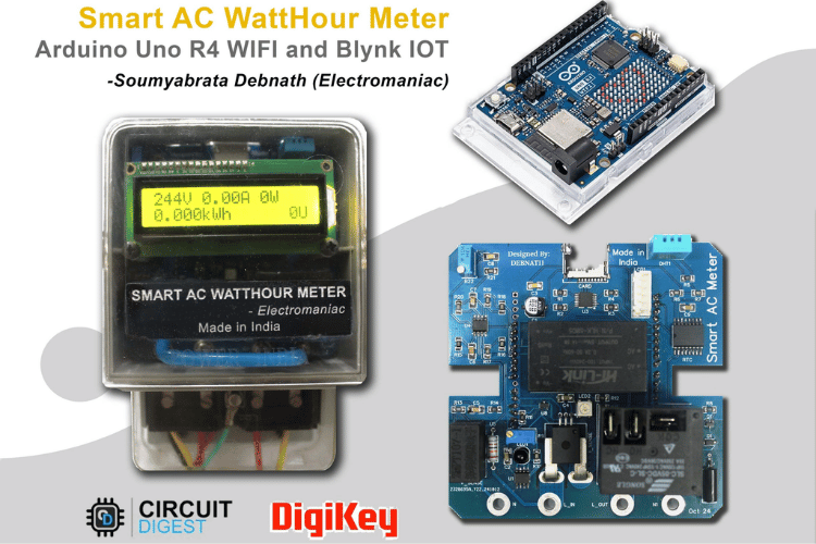 An IOT Based Smart AC Electricity Meter with Tamper Protection