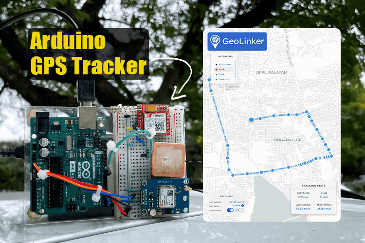 Build a simple GPS Tracker using Arduino UNO