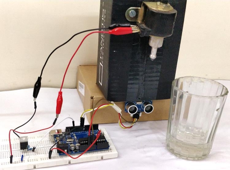 Automatic Water Dispenser using Arduino
