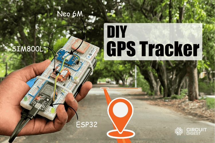 ESP32 GPS Tracker using SIM800L and NEO6M Modules