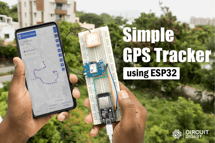 GPS Tracker using ESP32 and GeoLinker