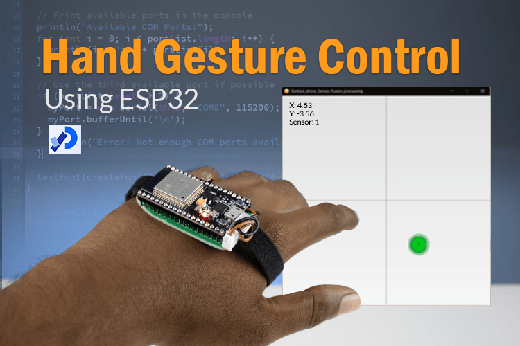 ESP32 Air Mouse using Bluetooth and MPU6050