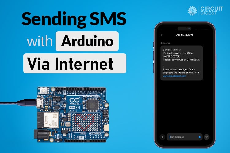 Sending SMS with Arduino via Internet