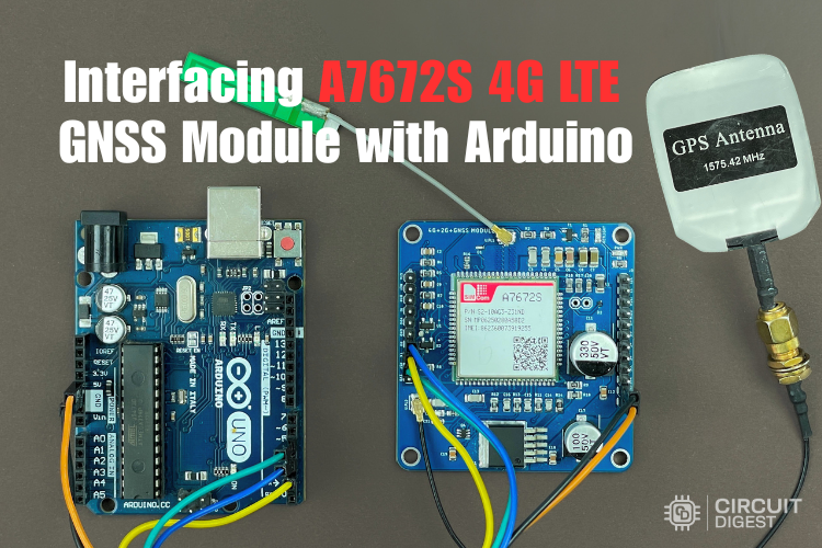 Interfacing A7672S 4G LTE with Arduino