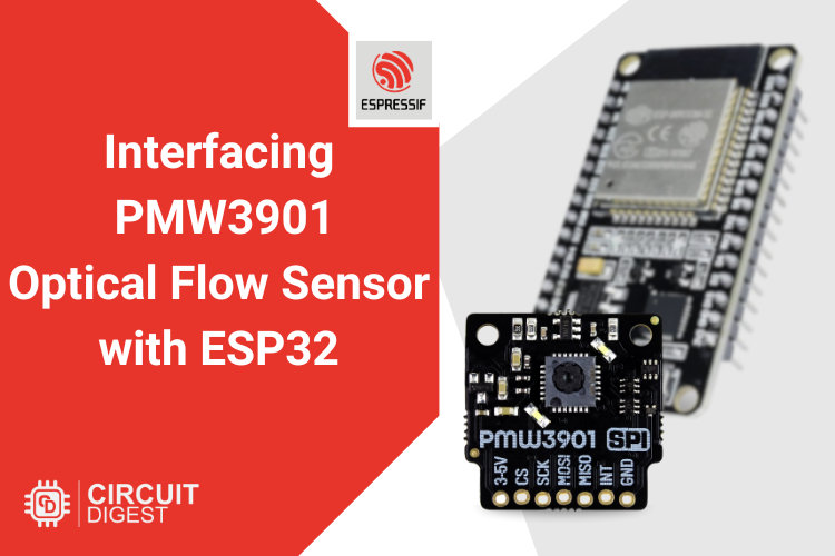Interfacing PMW3901 Optical Flow Sensor With ESP32