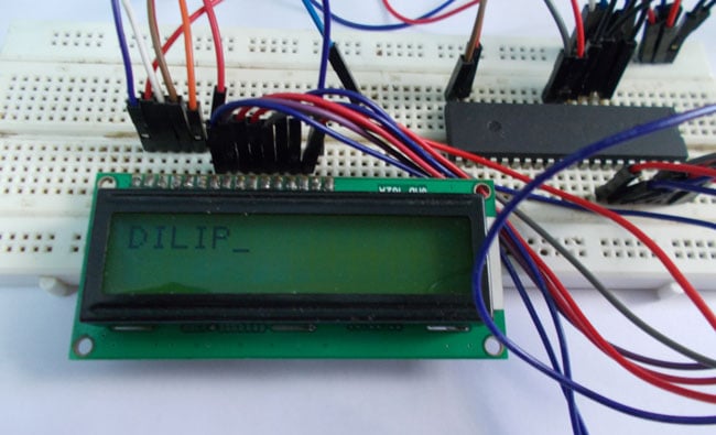 LCD Interfacing with ATmega32 AVR microcontroller