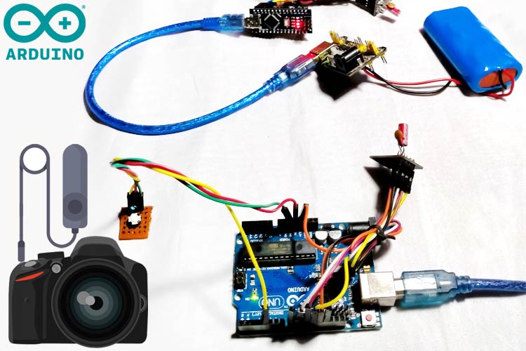 Wireless Controlled Shutter Button for DSLR