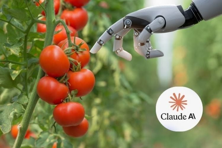 AI is growing and monitoring the plant's health
