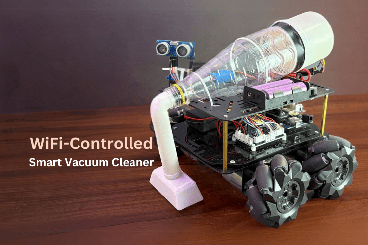 WiFi-Controlled Smart Vacuum Cleaner