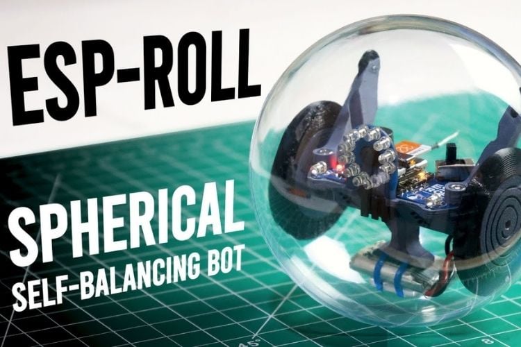 DIY ESP32 Rolling Robot with Camera Control