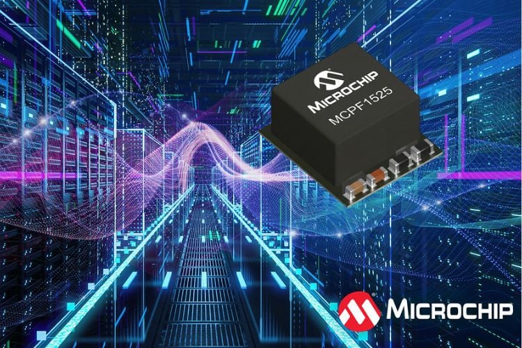 Microchip’s MCPF1525 power module with PMBus™ delivers 25A DC-DC power, stackable up to 200A 