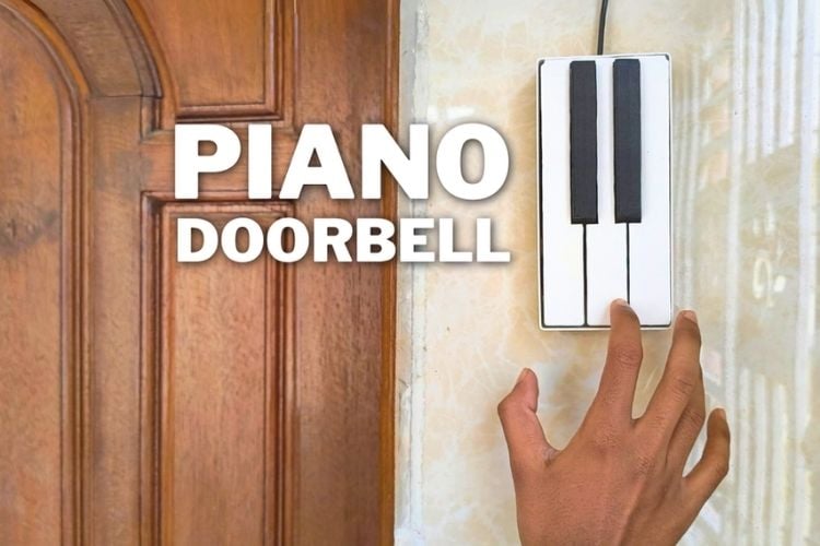 DIY Piano Doorbell Replaces Classic Chime Sound