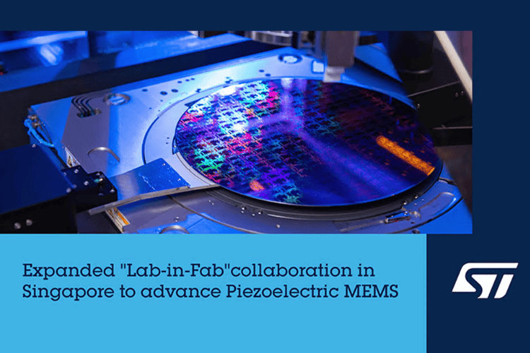 STMicroelectronics expands Singapore Piezoelectric MEMS collaboration