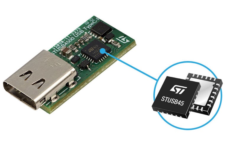 STUSB4500 Standalone USB Type-C and Power-Delivery controller 