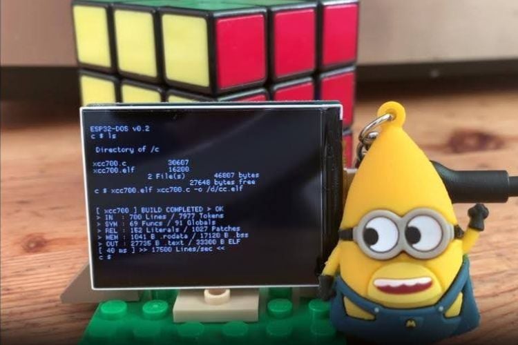 xcc700 is a Tiny, Self-Hosting C Compiler for ESP32