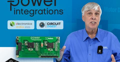 Power Integrations' Booth at electronica India 2025