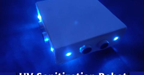 Automatic Surface Disinfecting Robot Using Arduino 