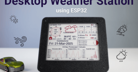 ESP32 Desktop Weather Station 