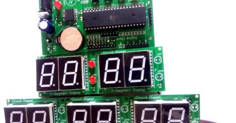 Digital Wall Clock using AVR Microcontroller Atmega16 and DS3231 RTC