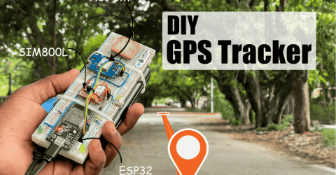 ESP32 GPS Tracker using SIM800L and NEO6M Modules