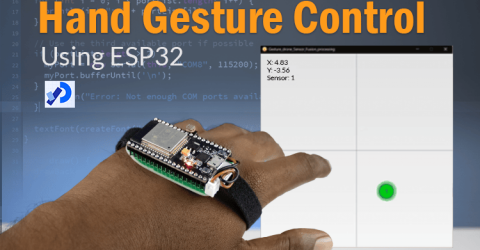 ESP32 Air Mouse using Bluetooth and MPU6050