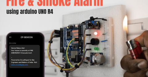Build a Fire and Smoke Detector with SMS Alert and Arduino