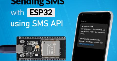 Send SMS with ESP32 using SMS API