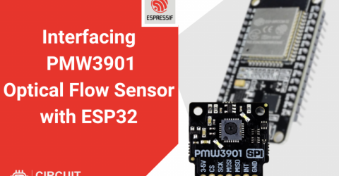 Interfacing PMW3901 Optical Flow Sensor With ESP32