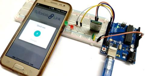 Voice Controlled LEDs using Arduino and Bluetooth