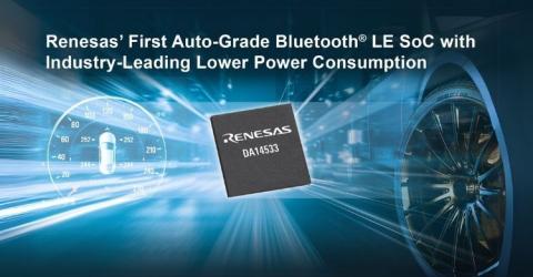 Renesas's DA14533: Automotive-Grade Bluetooth LE SoC