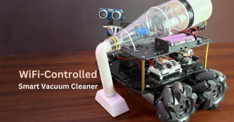 WiFi-Controlled Smart Vacuum Cleaner