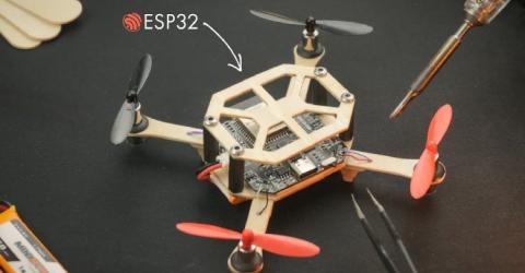 Another Take on DIY ESP32 Drone, Now with Popsicle Sticks