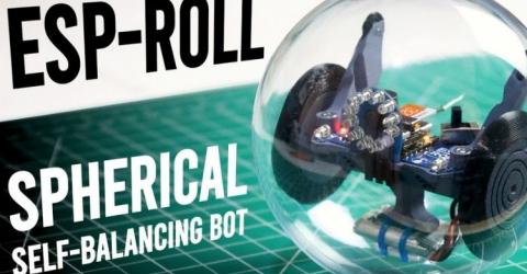 DIY ESP32 Rolling Robot with Camera Control