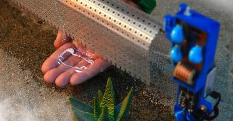 High Voltage Water Harvesting