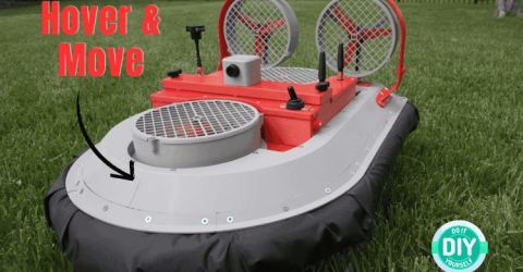 RC Hovercraft Combines Lift, Thrust, and Terrain Adaptability