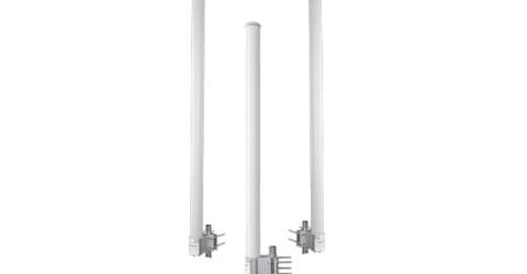 2 GHz, 3 GHz, and 5 GHz Dual Band Omni Antennas reduces tower rental and installation costs
