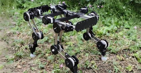 Robot Dog That Runs Without Motors