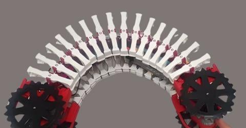 Porcospino Flex, A Bio-Inspired Single-Track Robot