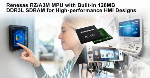 Renesas Introduces a New Microprocessor for Advanced HMI Systems