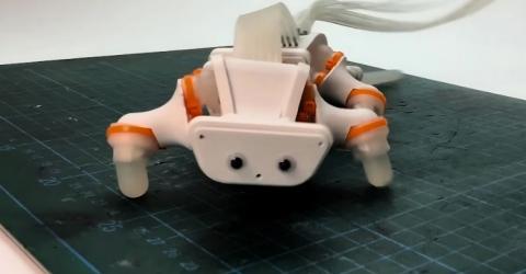 Salamander Robot Upgraded with Flexible Spine Movement