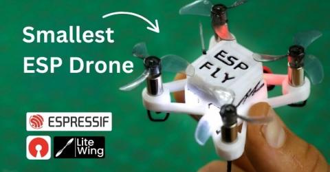 Smallest ESP32 Based DIY Drone