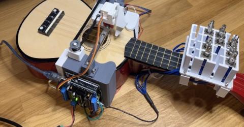 Arduino Powered Self-Playing Ukulele