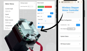 DIY Wireless Stepper Motor Driver with PD Control