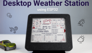 ESP32 Desktop Weather Station 