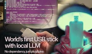 AI in Your Pocket: Running an LLM from a USB Stick