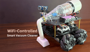 WiFi-Controlled Smart Vacuum Cleaner