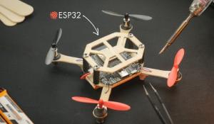 Another Take on DIY ESP32 Drone, Now with Popsicle Sticks
