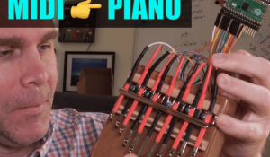 Finger MIDI Piano using Raspberry Pi Pico