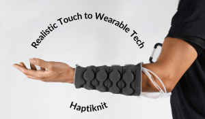 Haptiknit: Realistic Touch to Wearable Tech